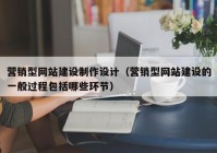 营销型网站建设制作设计（营销型网站建设的一般过程包括哪些环节）