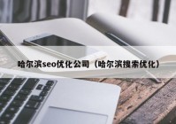 哈尔滨seo优化公司（哈尔滨搜索优化）