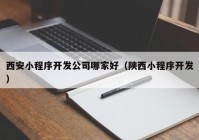 西安小程序开发公司哪家好（陕西小程序开发）